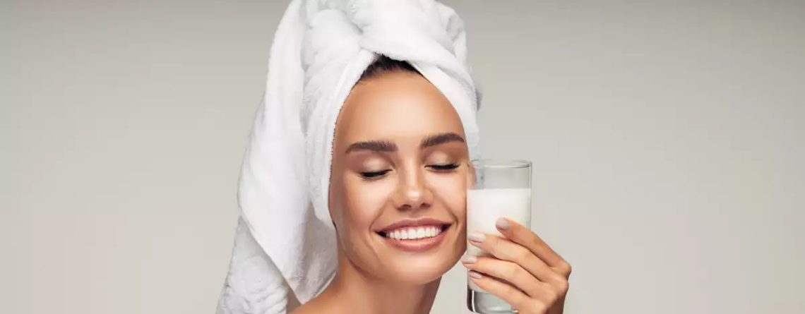 استفاده از شیر برای پوست