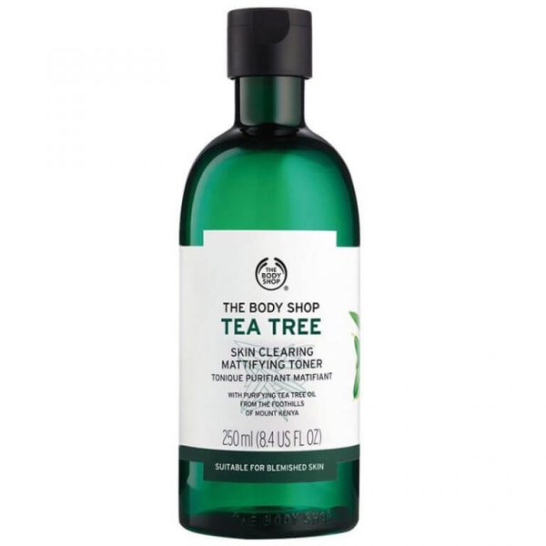 تونر مات کننده درخت چای بادی شاپ (تی تری) اصل | ۲۵۰ میل ا The Body Shop Tea Tree Skin Clearing Mattifying Toner | 250ml