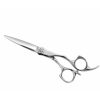 قیچی آرایشگری ریزرلاین کات و کوتاهی 6 اینچ حرفه ای استیل 440 ژاپن Razorline AK15 Japan 440C Steel hair scissors