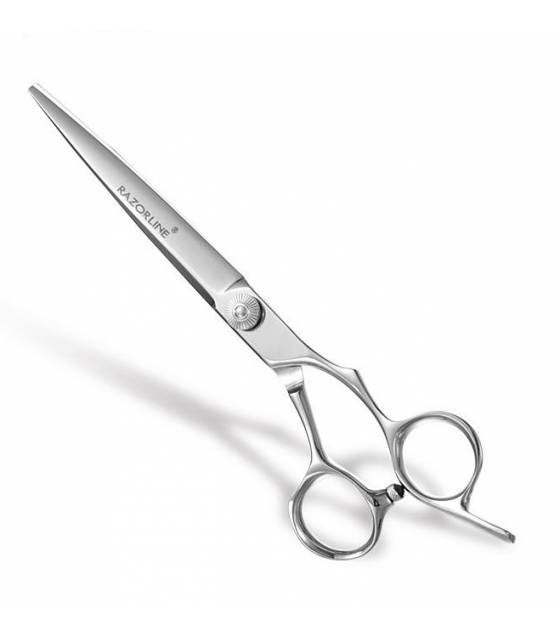 قیچی آرایشگری ریزرلاین کات و کوتاهی 6 اینچ حرفه ای استیل ژاپنی Razorline R23 hair scissors